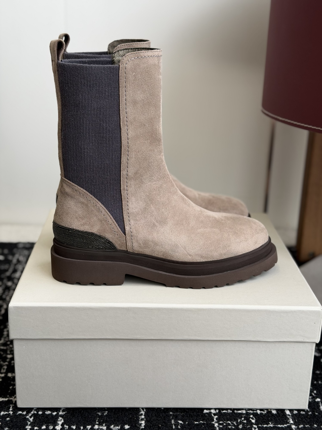 代购级Brunello Cucineli ss26 秋冬新款 马丁靴上脚帅气舒适 秋冬一定要有一双Bc的