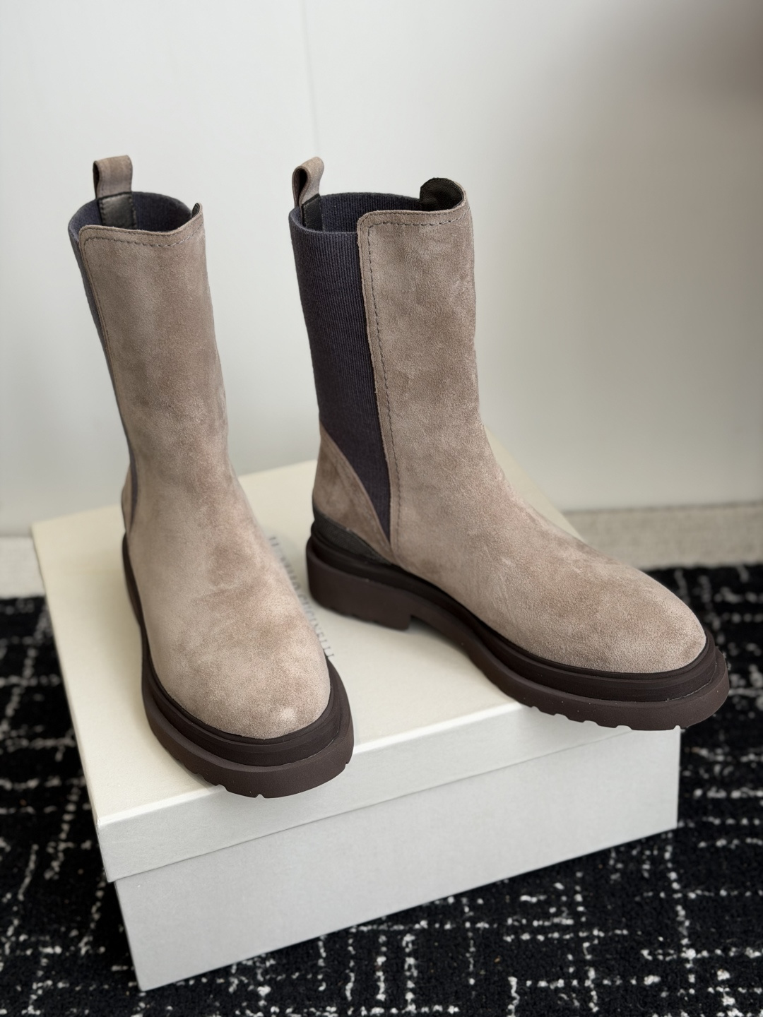 代购级Brunello Cucineli ss26 秋冬新款 马丁靴上脚帅气舒适 秋冬一定要有一双Bc的