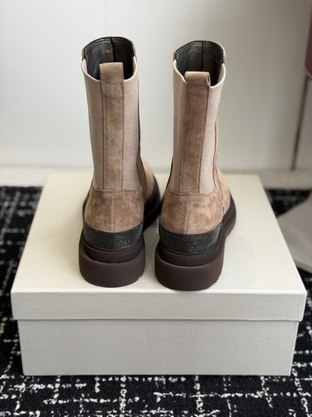代购级Brunello Cucineli ss26 秋冬新款 马丁靴上脚帅气舒适 秋冬一定要有一双Bc的