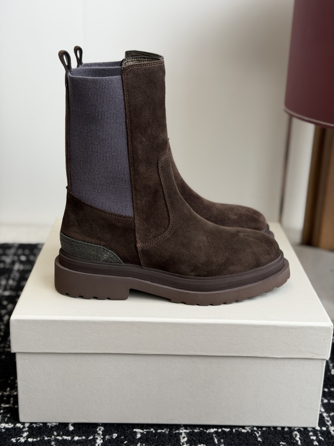 代购级Brunello Cucineli ss26 秋冬新款 马丁靴上脚帅气舒适 秋冬一定要有一双Bc的