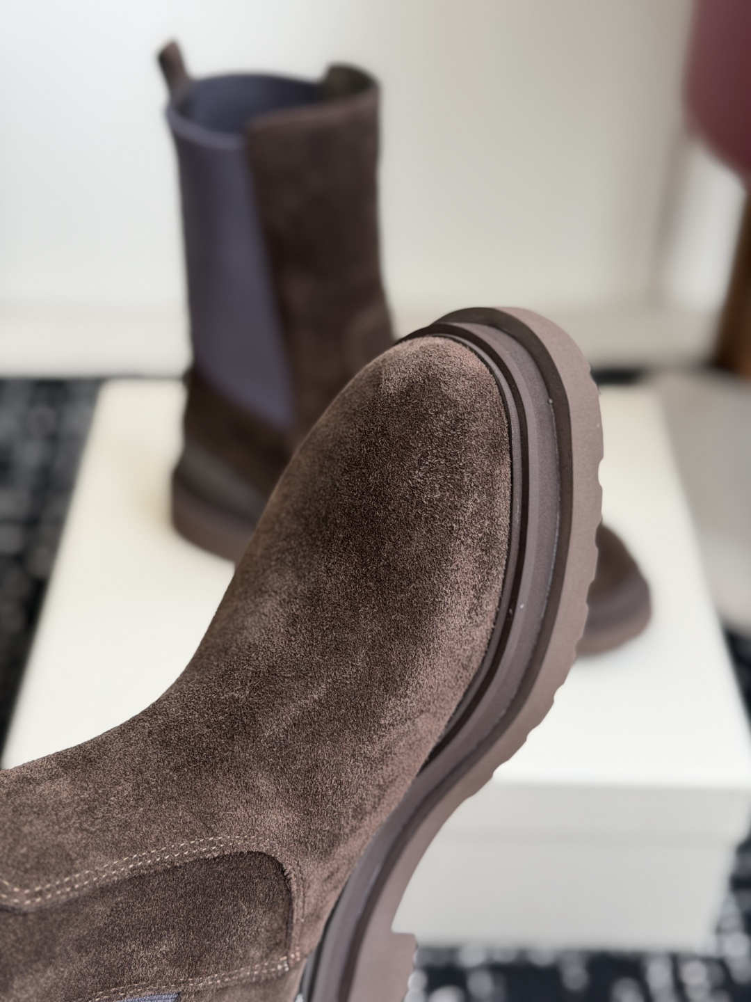 代购级Brunello Cucineli ss26 秋冬新款 马丁靴上脚帅气舒适 秋冬一定要有一双Bc的