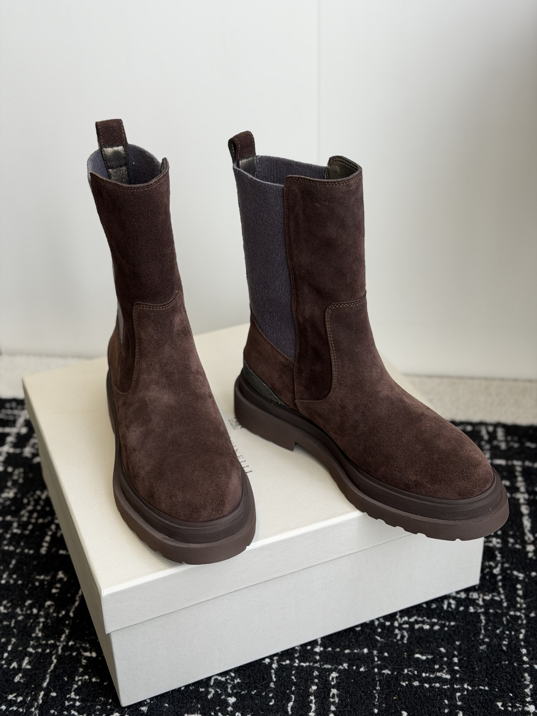 代购级Brunello Cucineli ss26 秋冬新款 马丁靴上脚帅气舒适 秋冬一定要有一双Bc的