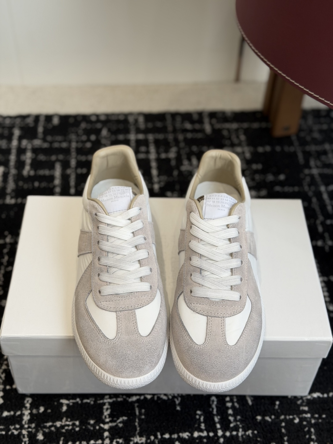 代购级MaisonMargiela MM6 马吉拉 26新色 情侣款  德训鞋 休闲 运动鞋原版购入开发