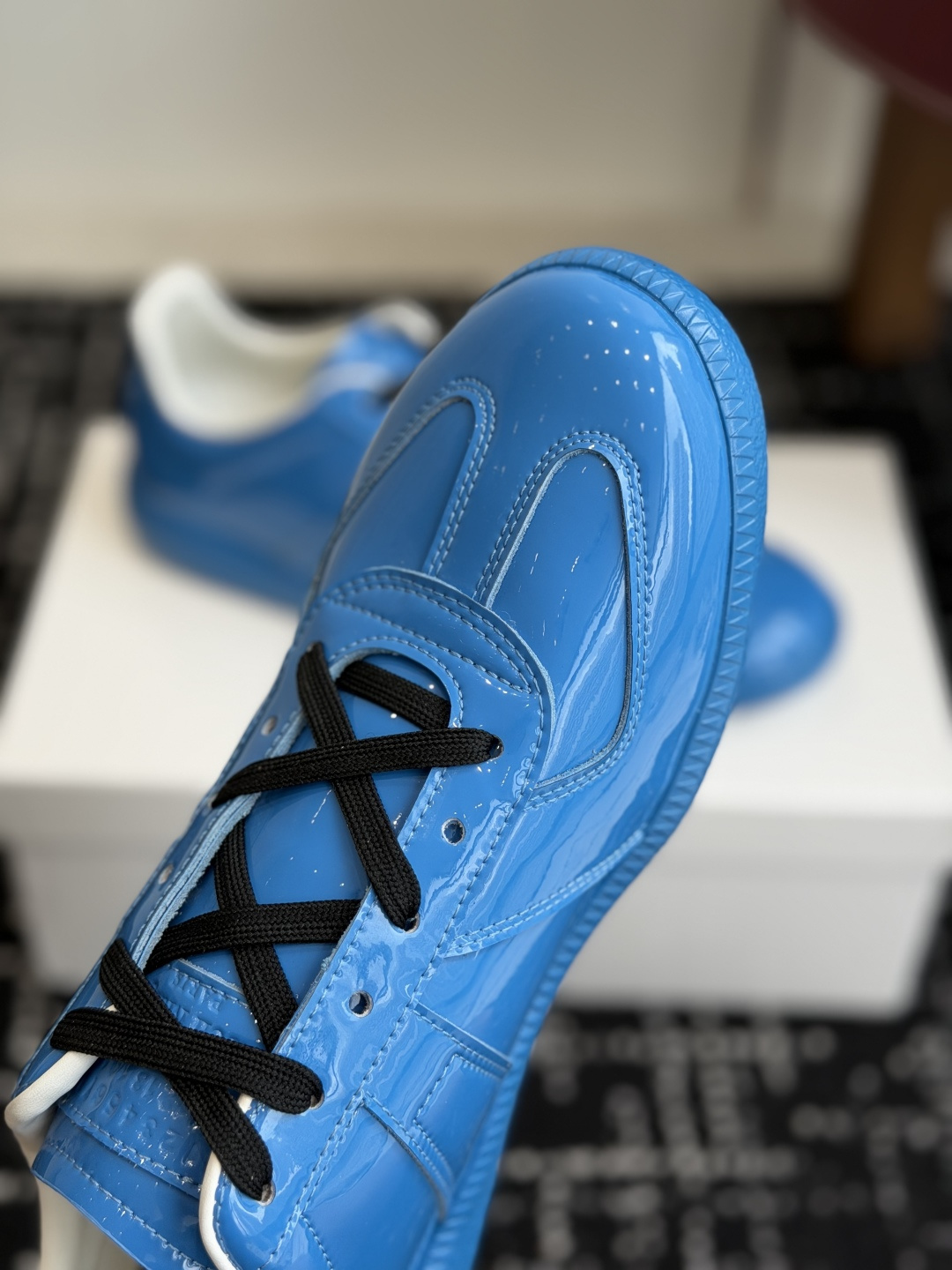 代购级MaisonMargiela MM6 马吉拉 26新色 情侣款  德训鞋 休闲 运动鞋原版购入开发