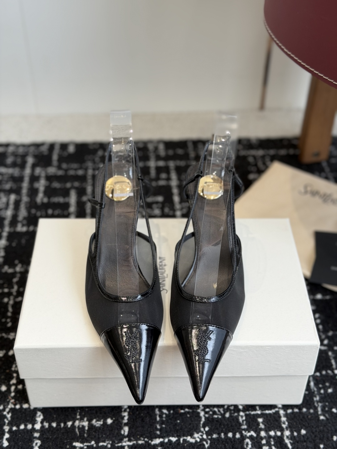 代购级YSL 圣罗兰 SAINT LAURENT 26新款凉鞋圣罗兰春夏新款 Melody 细跟 尖头 