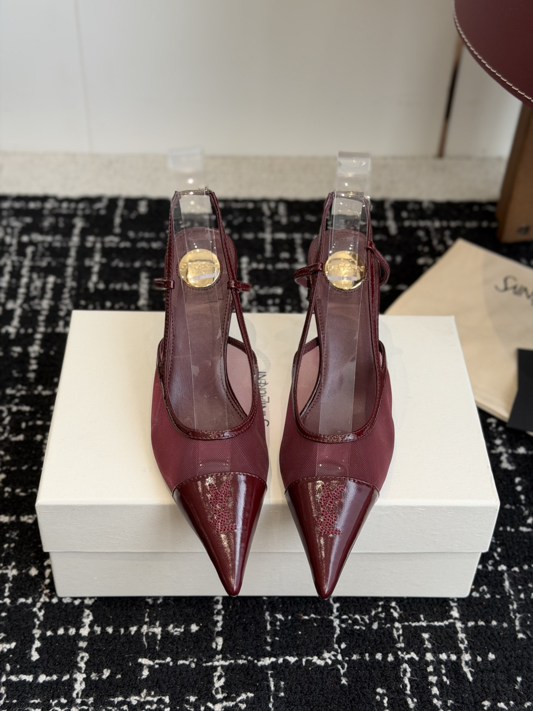 代购级YSL 圣罗兰 SAINT LAURENT 26新款凉鞋圣罗兰春夏新款 Melody 细跟 尖头 