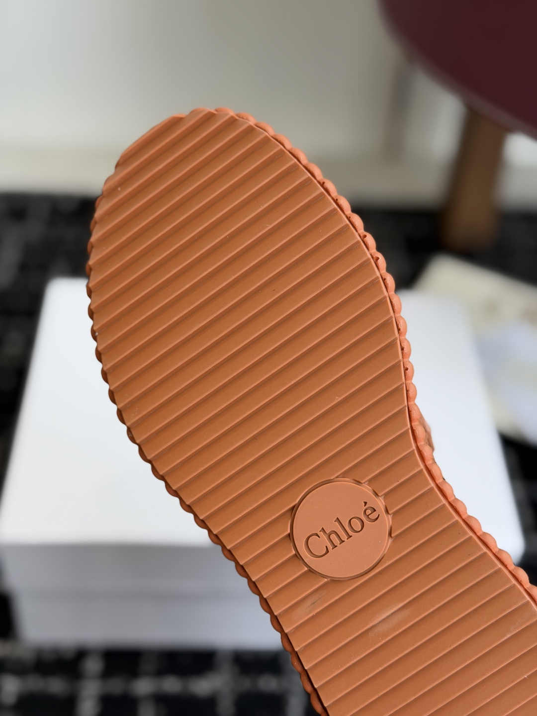 代购级Chloe  克洛伊/蔻依 26ss 春夏季季新款 厚底小白鞋 休闲鞋原版鞋底，全手工穿线，所有的
