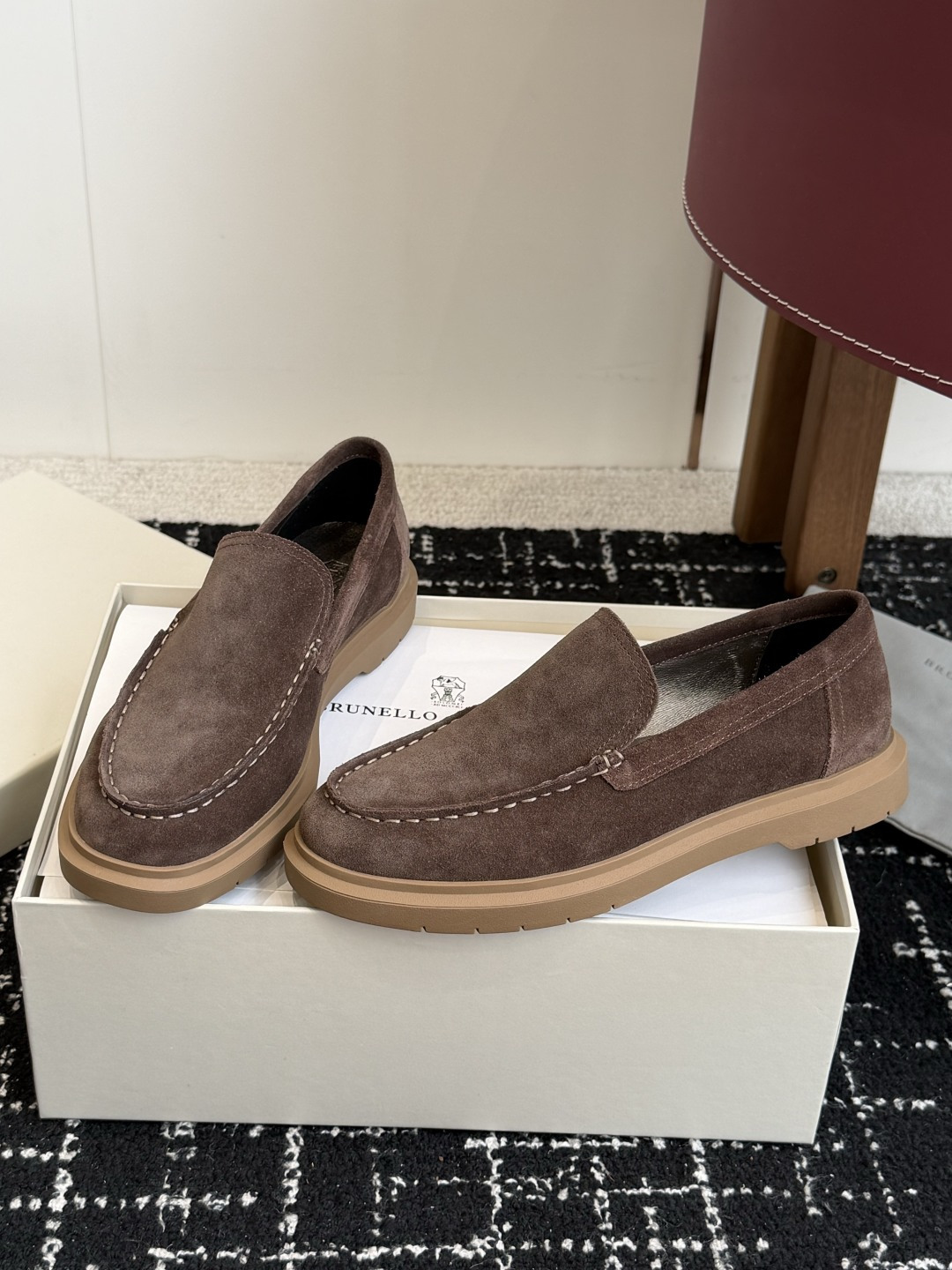 代购级Brunello Cucinelli 26ss 秋冬新款复古乐福鞋‼BC是意大利知名品牌，极简主义