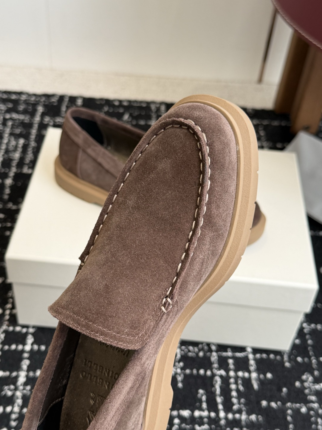 代购级Brunello Cucinelli 26ss 秋冬新款复古乐福鞋‼BC是意大利知名品牌，极简主义