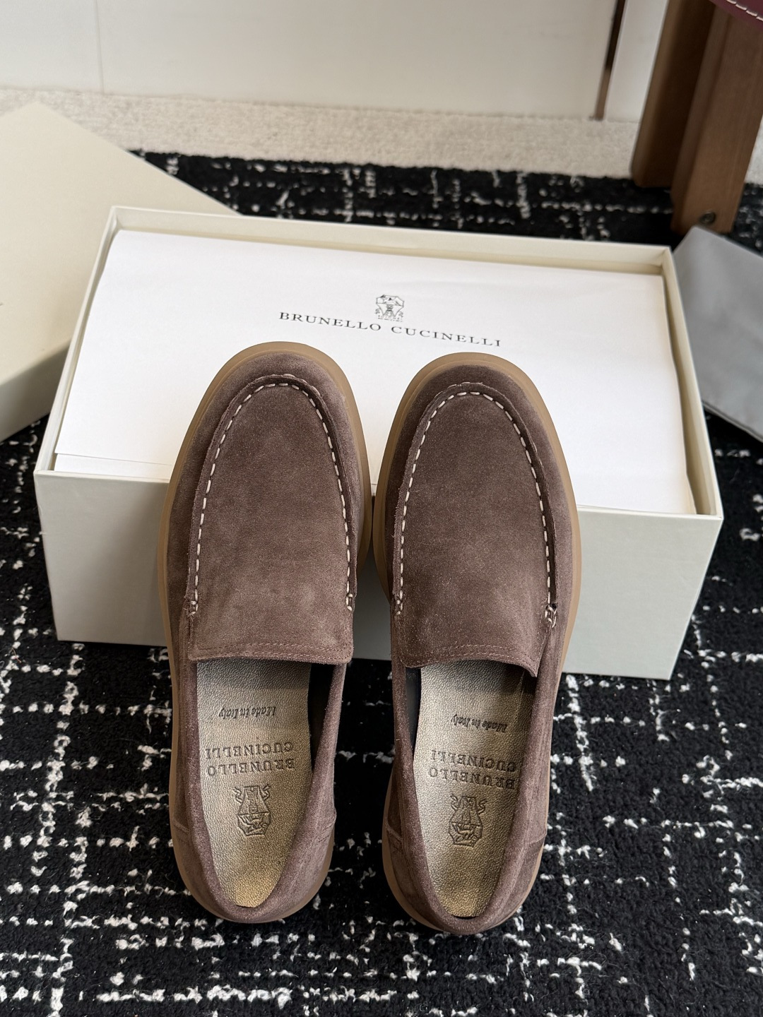 代购级Brunello Cucinelli 26ss 秋冬新款复古乐福鞋‼BC是意大利知名品牌，极简主义