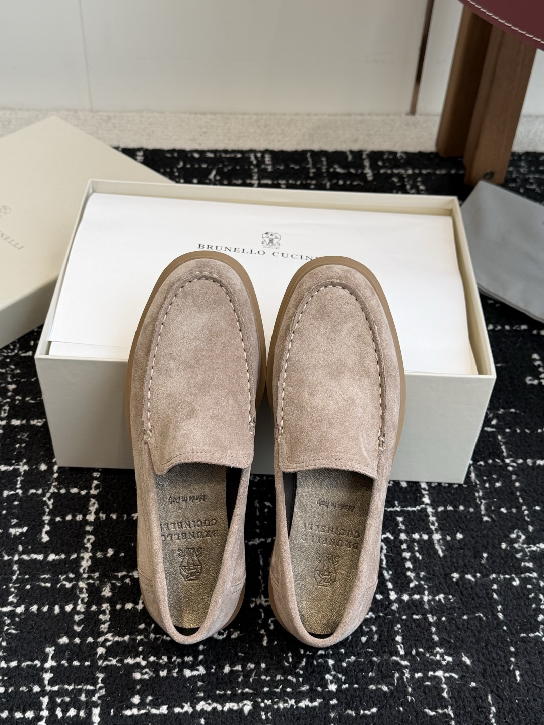 代购级Brunello Cucinelli 26ss 秋冬新款复古乐福鞋‼BC是意大利知名品牌，极简主义
