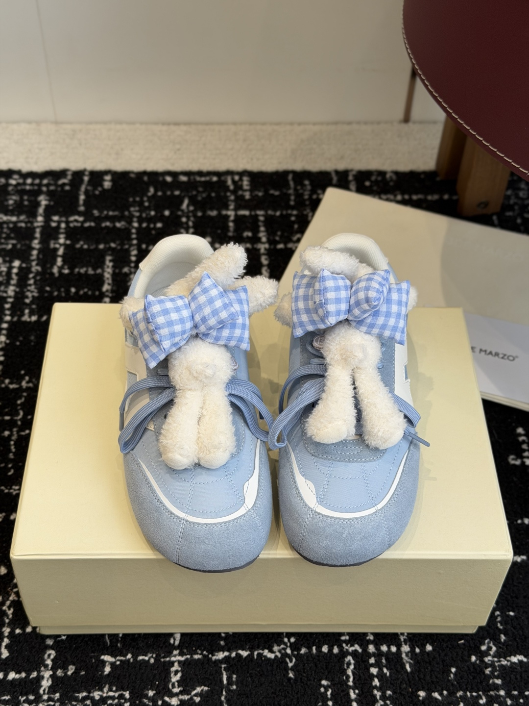 代购级小众品牌13DEMARZO 26ss新款 立体玩偶 溶解鞋 休闲鞋立体小熊玩偶溶解鞋 这双鞋采用独