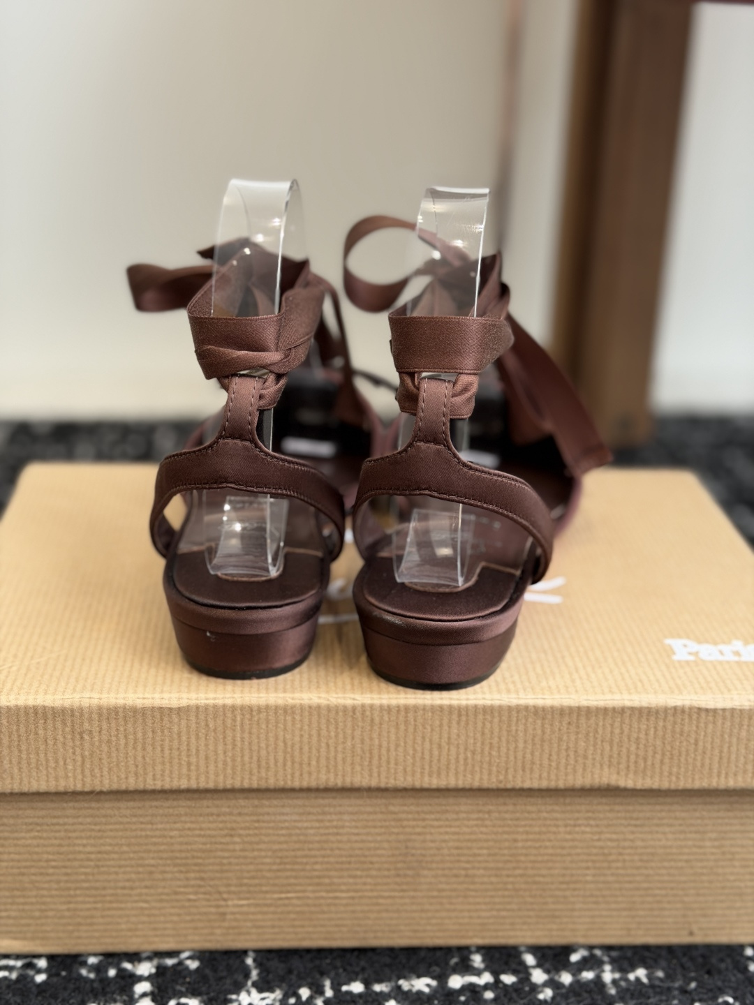 代购级Christian Louboutin 春夏新款时装走秀芭蕾蝴蝶结高跟单鞋 CL红底永远的YYDS