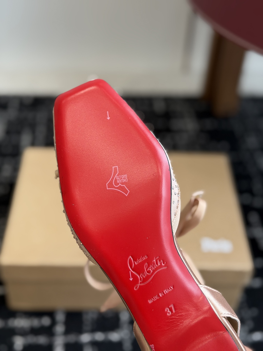 代购级Christian Louboutin 春夏新款时装走秀芭蕾蝴蝶结高跟单鞋 CL红底永远的YYDS