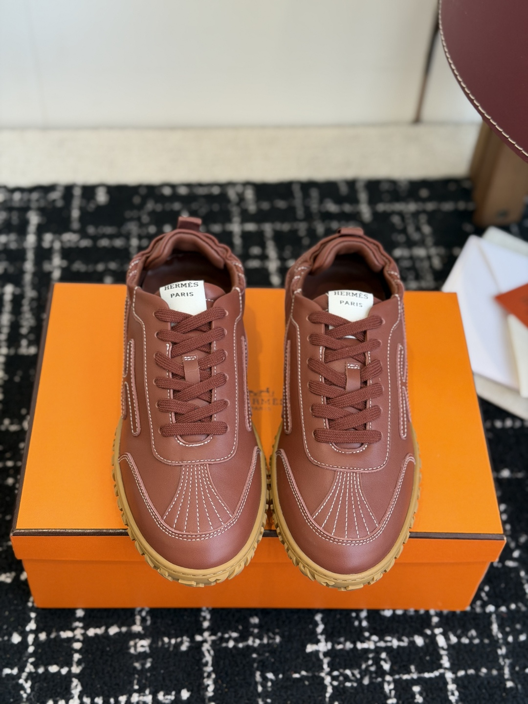 代购级情侣款Hermes26ss爱马仕的jet系列麂皮运动鞋，情侣款 简直就是一年四季日常通勤、休闲时光