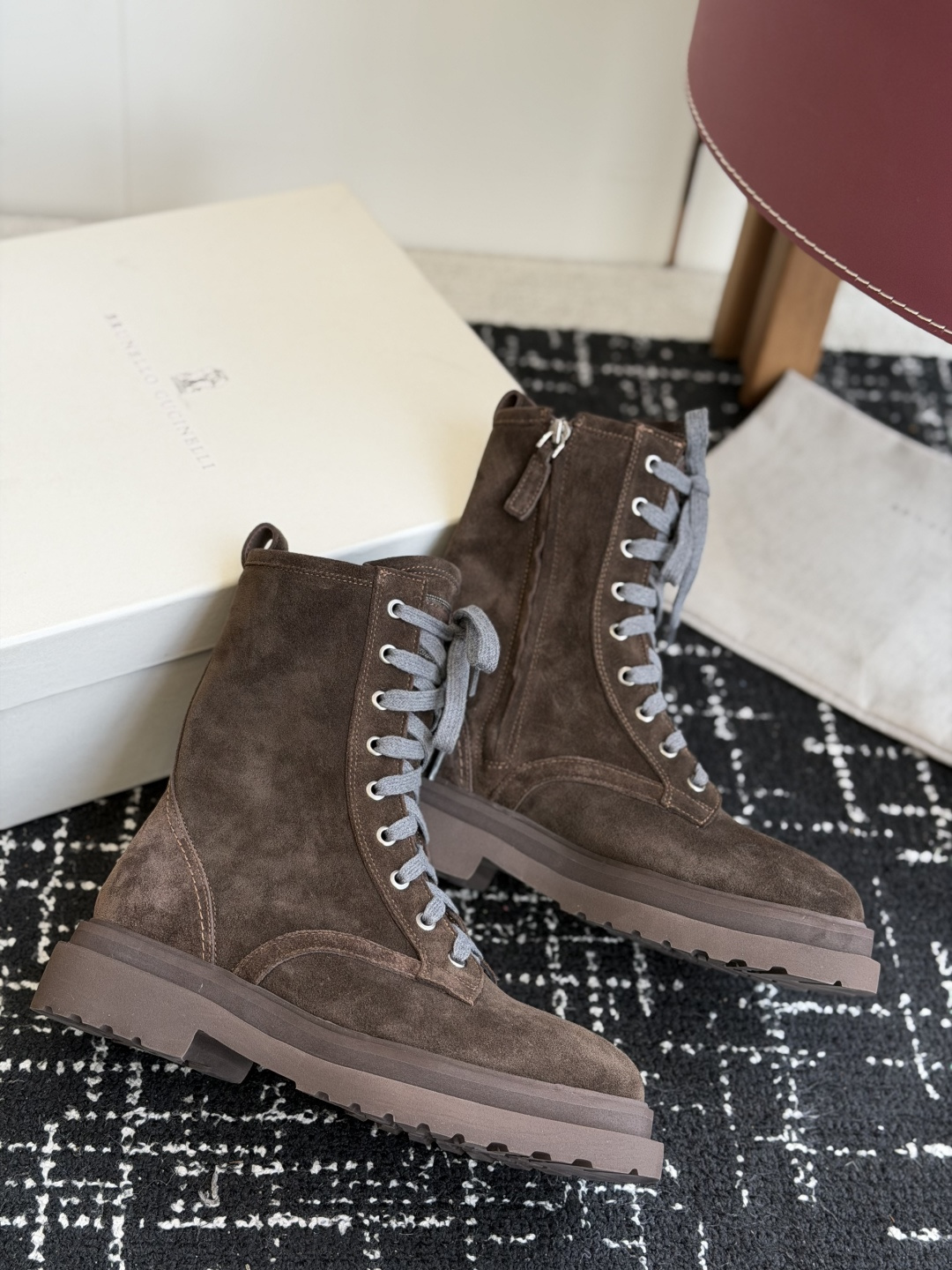 代购级 Brunello Cucineli ss26new arrival～ 布鲁内诺库奇内利｜秋冬新款马丁靴 上脚帅气