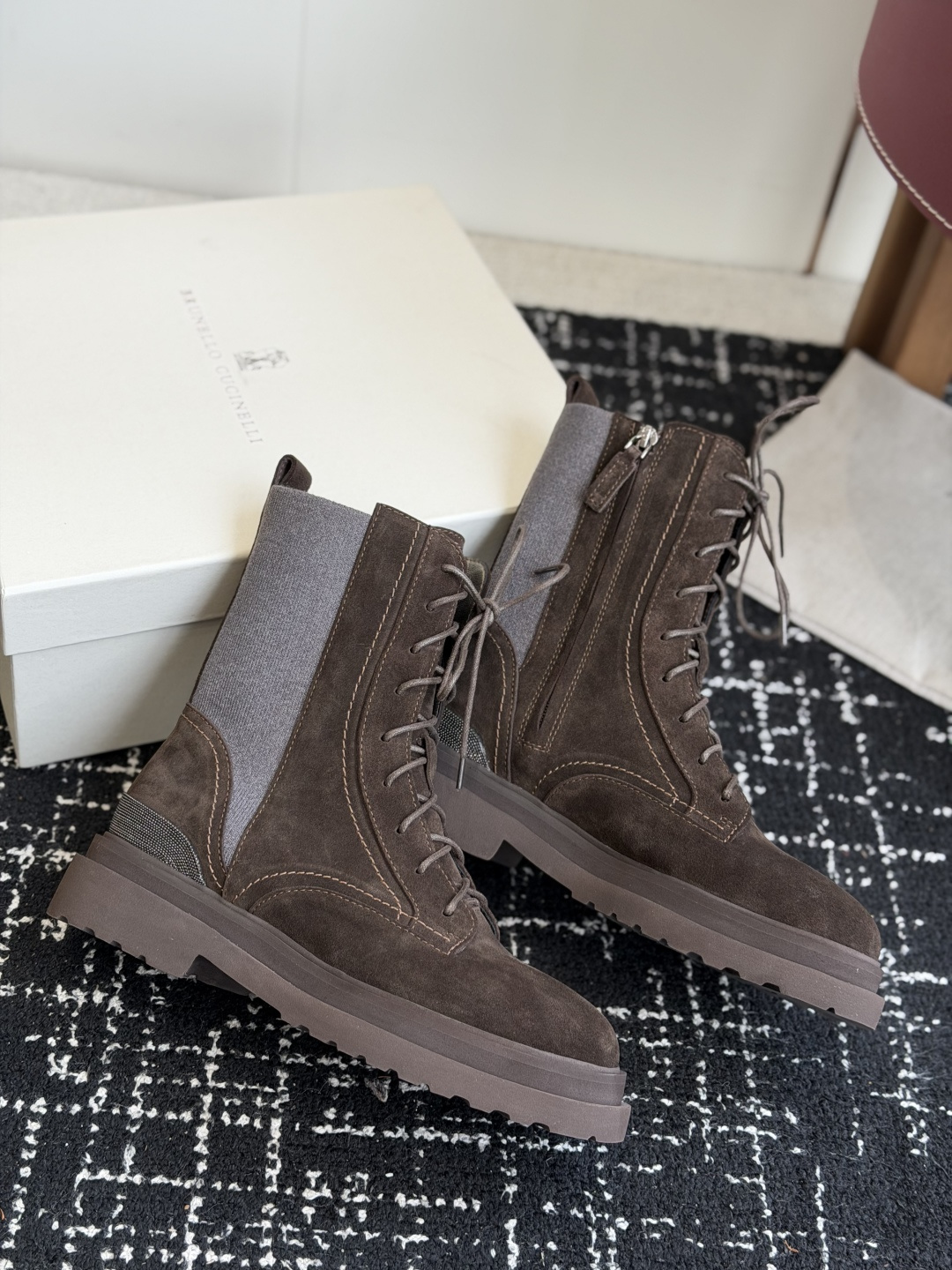 代购级 Brunello Cucineli ss26new arrival～ 布鲁内诺库奇内利｜秋冬新款马丁靴 上脚帅气