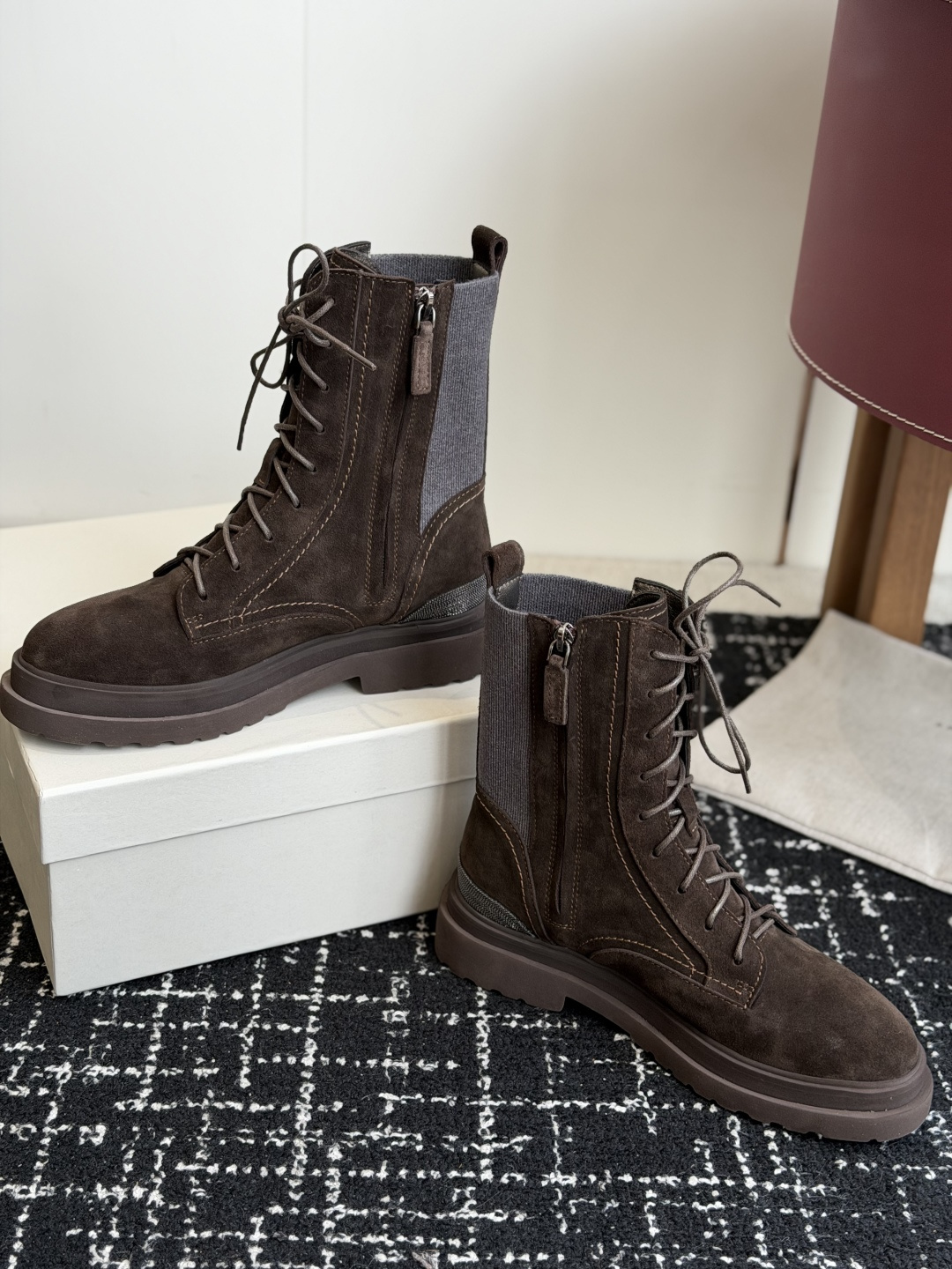 代购级 Brunello Cucineli ss26new arrival～ 布鲁内诺库奇内利｜秋冬新款马丁靴 上脚帅气