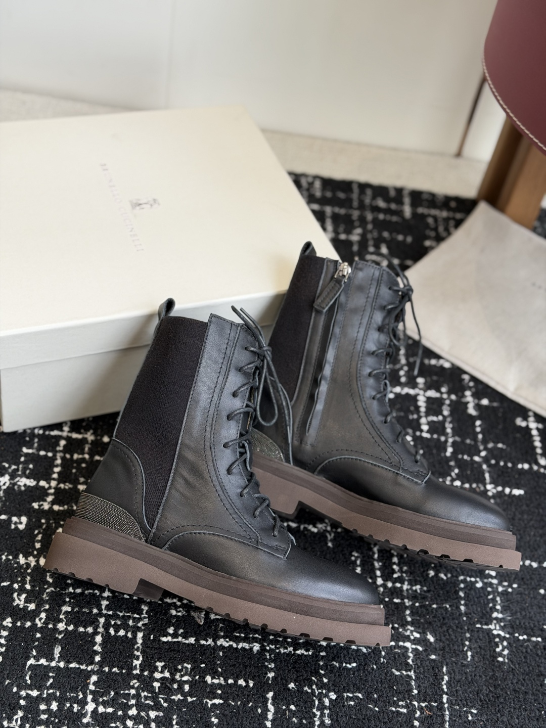 代购级 Brunello Cucineli ss26new arrival~ 布鲁内诺库奇内利|秋冬新款马丁靴 上脚帅气 代购级 Brunello Cucineli ss26new arrival~ 布鲁内诺库奇内利|秋冬新款马丁靴 上脚帅气