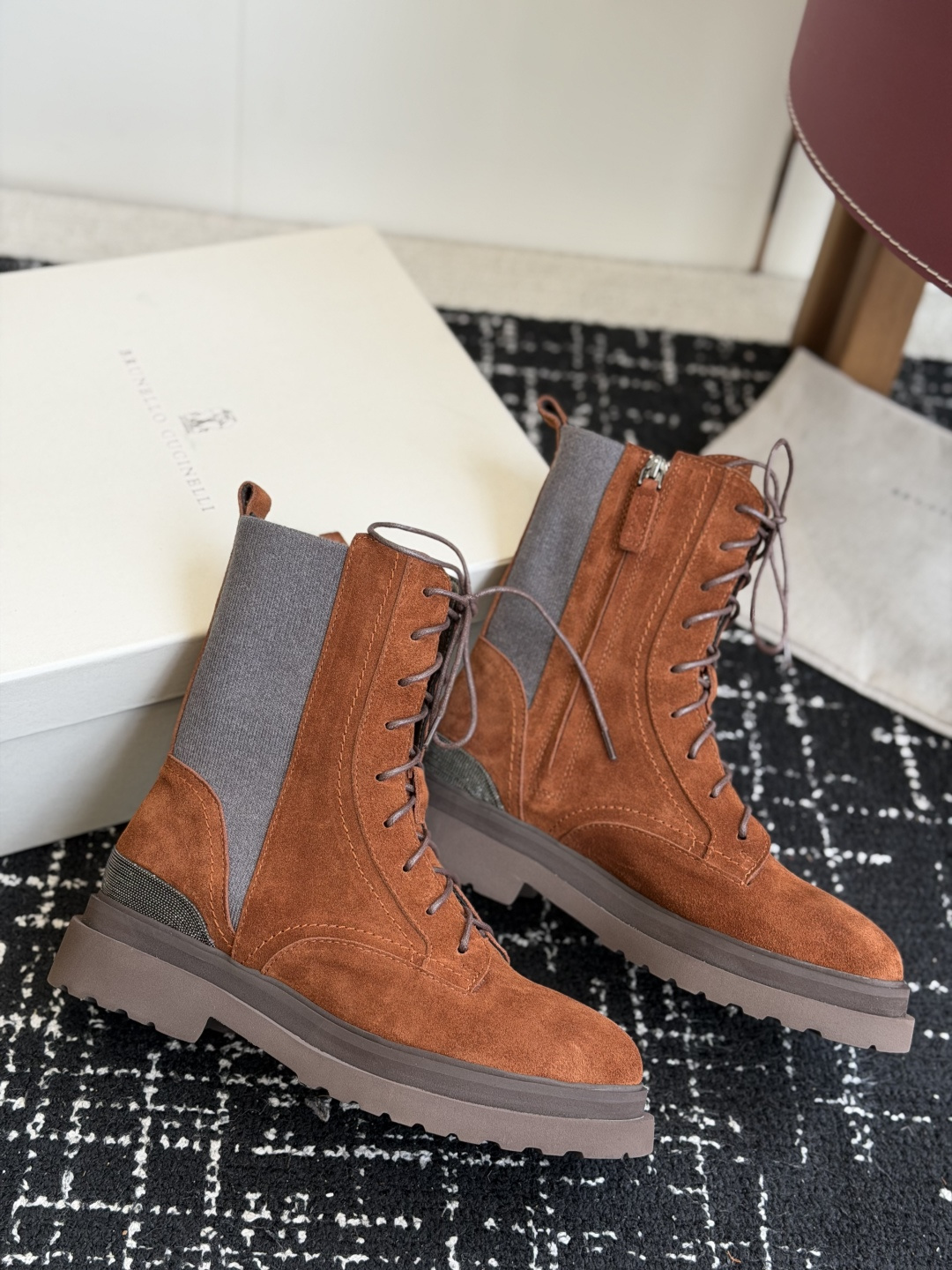 代购级 Brunello Cucineli ss26new arrival~ 布鲁内诺库奇内利|秋冬新款马丁靴 上脚帅气 代购级 Brunello Cucineli ss26new arrival~ 布鲁内诺库奇内利|秋冬新款马丁靴 上脚帅气