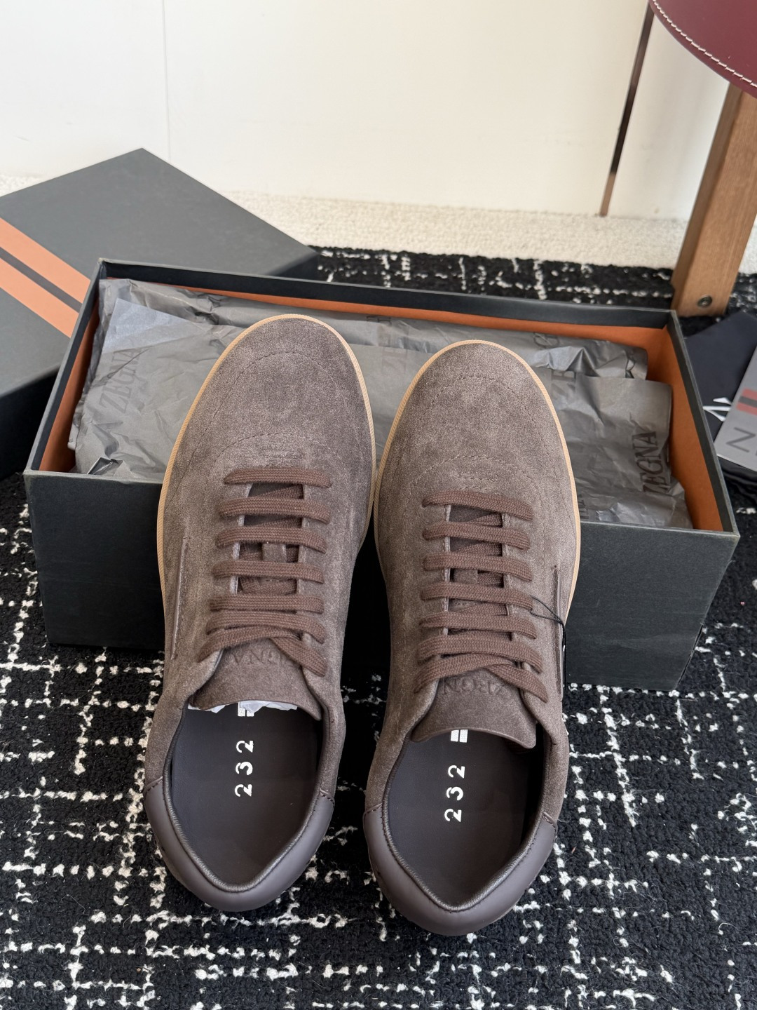代购级 ZEGNA 杰尼亚 (男款)系列 户外 休闲 运动鞋 吴磊同款 原版购入开发 做货 这款黑色皮革 Triple 代购级 ZEGNA 杰尼亚 (男款)系列 户外 休闲 运动鞋 吴磊同款 原版购入开发 做货 这款黑色皮革 Triple
