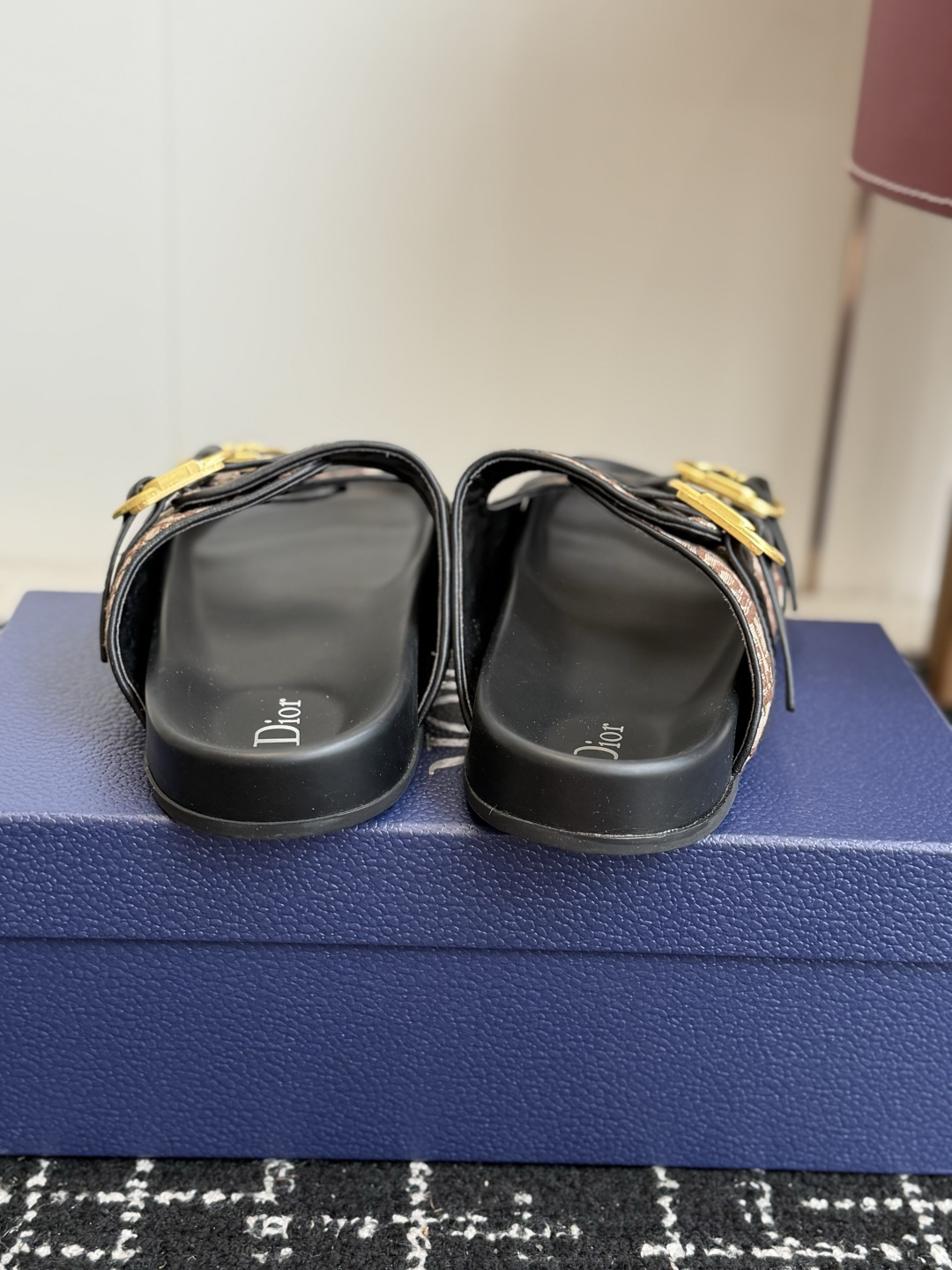 代购级 Dior  25ss 春夏最新款  男士超轻发泡大底 凉拖 夏威夷沙滩运动拖鞋 Angelababy入主迪·奥春