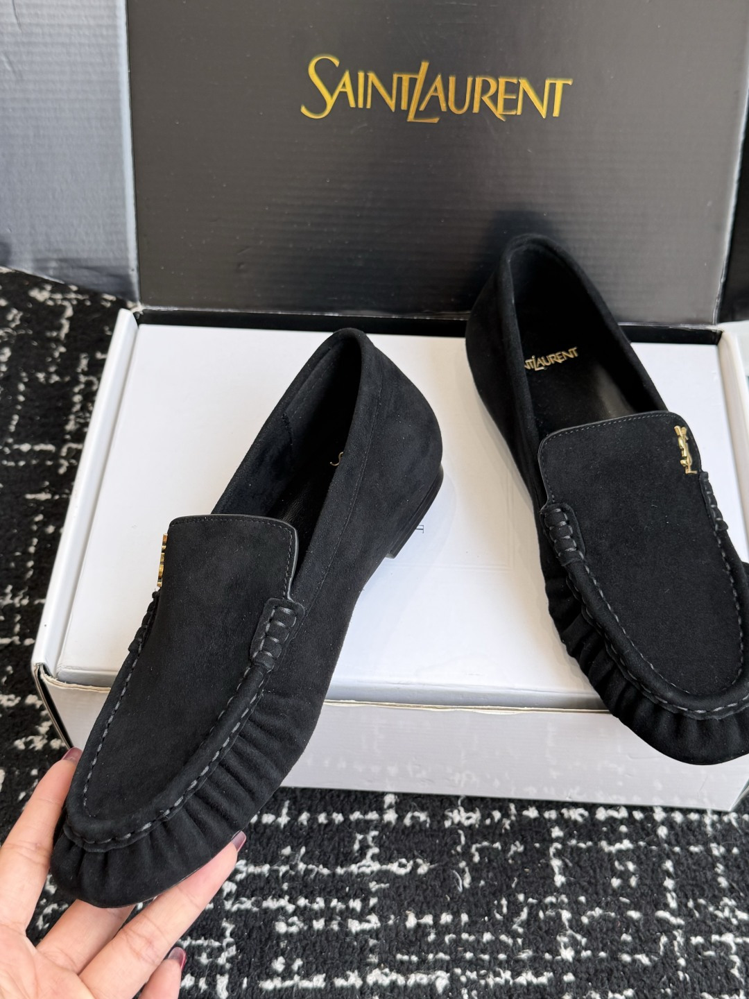 代购级(⚠️官网同步✈️盒包装) YSL Yves Saint Laurent (杨树林)大爆款情侣 樂福鞋小牛皮制造 代购级(⚠️官网同步✈️盒包装) YSL Yves Saint Laurent (杨树林)大爆款情侣 樂福鞋小牛皮制造