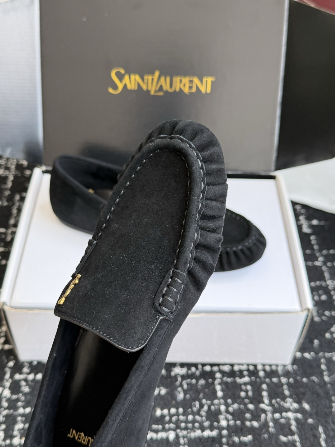代购级(⚠️官网同步✈️盒包装) YSL Yves Saint Laurent (杨树林)大爆款情侣 樂福鞋小牛皮制造 代购级(⚠️官网同步✈️盒包装) YSL Yves Saint Laurent (杨树林)大爆款情侣 樂福鞋小牛皮制造