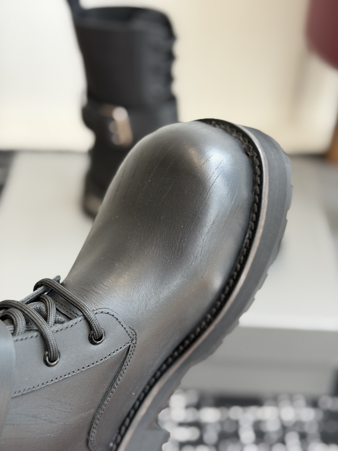 Balenciaga Chunky Biker Mid Boots