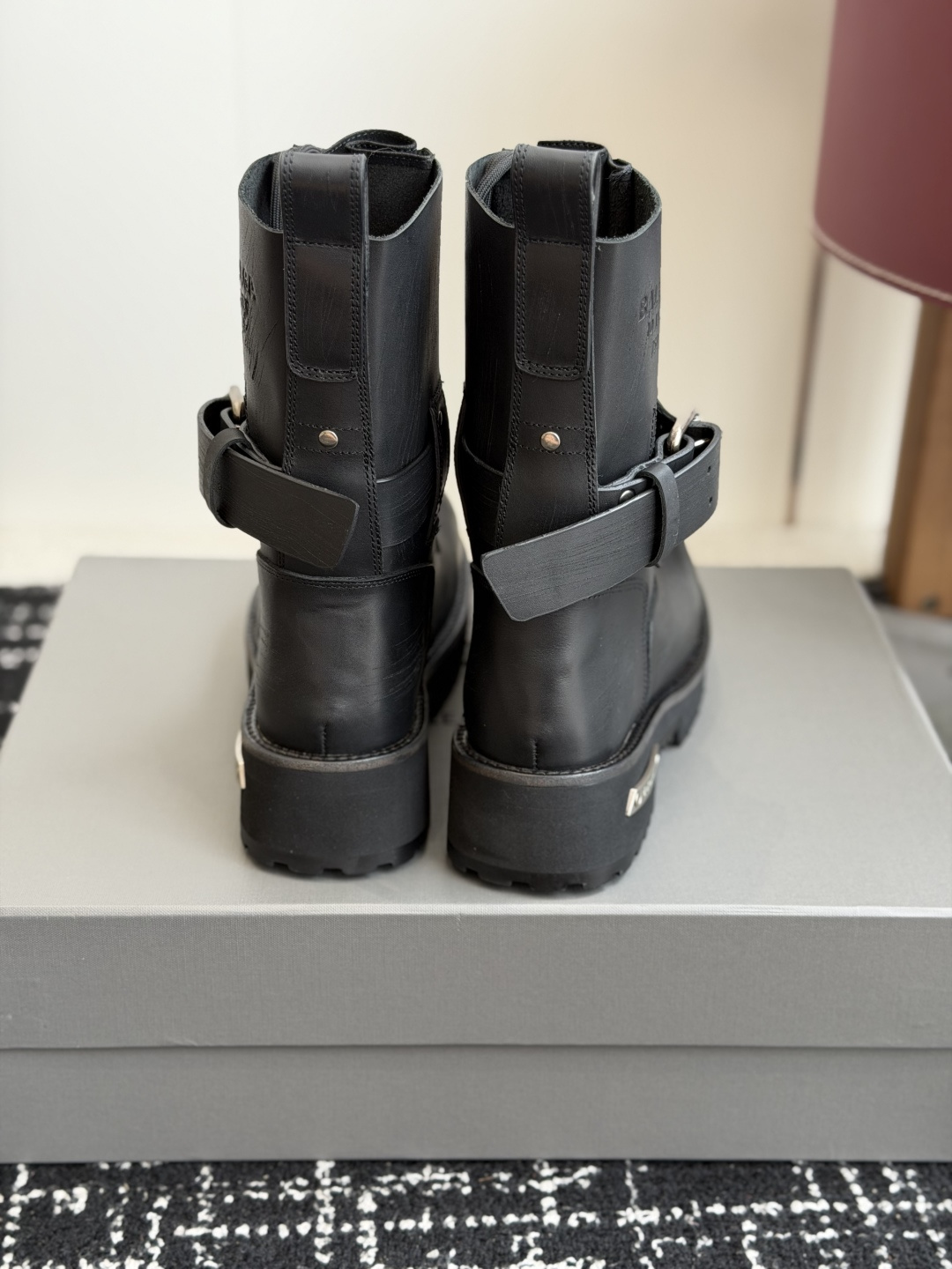 Balenciaga Chunky Biker Mid Boots
