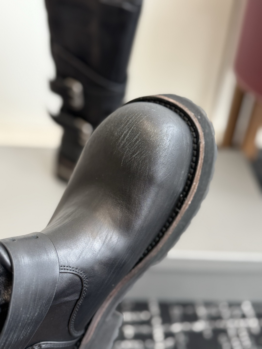 Balenciaga Multi-Strap Western Biker Boots