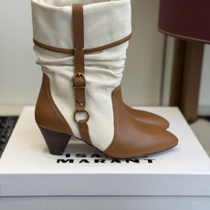 代购级 Isabel Marant 伊莎贝尔 26ss 尖头粗跟短靴 一脚蹬粗跟短靴 isabel marant 代购级 Isabel Marant 伊莎贝尔 26ss 尖头粗跟短靴 一脚蹬粗跟短靴 isabel marant