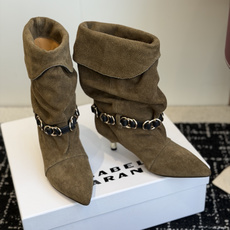 代购级 Isabel Marant 伊莎贝尔 26ss 尖头细跟短靴 一脚蹬细跟短靴,金属环扣点缀短靴腰身,时尚感满满 代购级 Isabel Marant 伊莎贝尔 26ss 尖头细跟短靴 一脚蹬细跟短靴,金属环扣点缀短靴腰身,时尚感满满