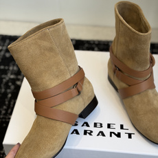 代购级 Isabel Marant 伊莎贝尔 26ss 少女感 一眼就心动 一脚蹬平底短靴 isabel mara 代购级 Isabel Marant 伊莎贝尔 26ss 少女感 一眼就心动 一脚蹬平底短靴 isabel mara