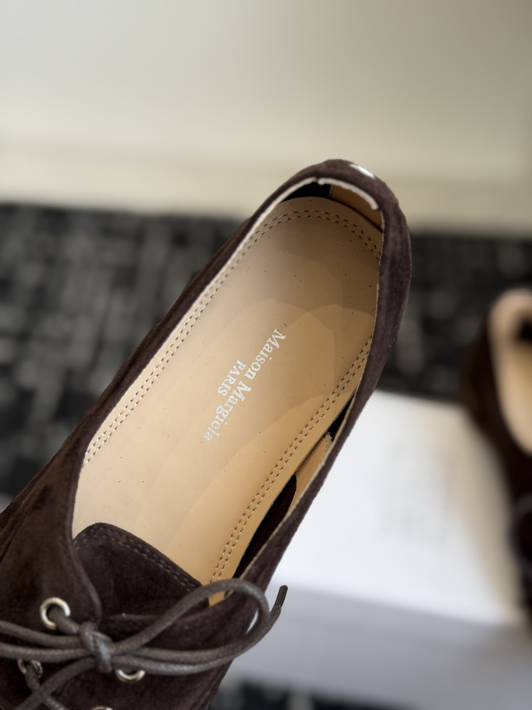 代购级 Maison Margiela 2026ss 新款MM6马吉拉新品分趾小皮鞋 乐福鞋 新品百搭复古 给你不 代购级 Maison Margiela 2026ss 新款MM6马吉拉新品分趾小皮鞋 乐福鞋 新品百搭复古 给你不