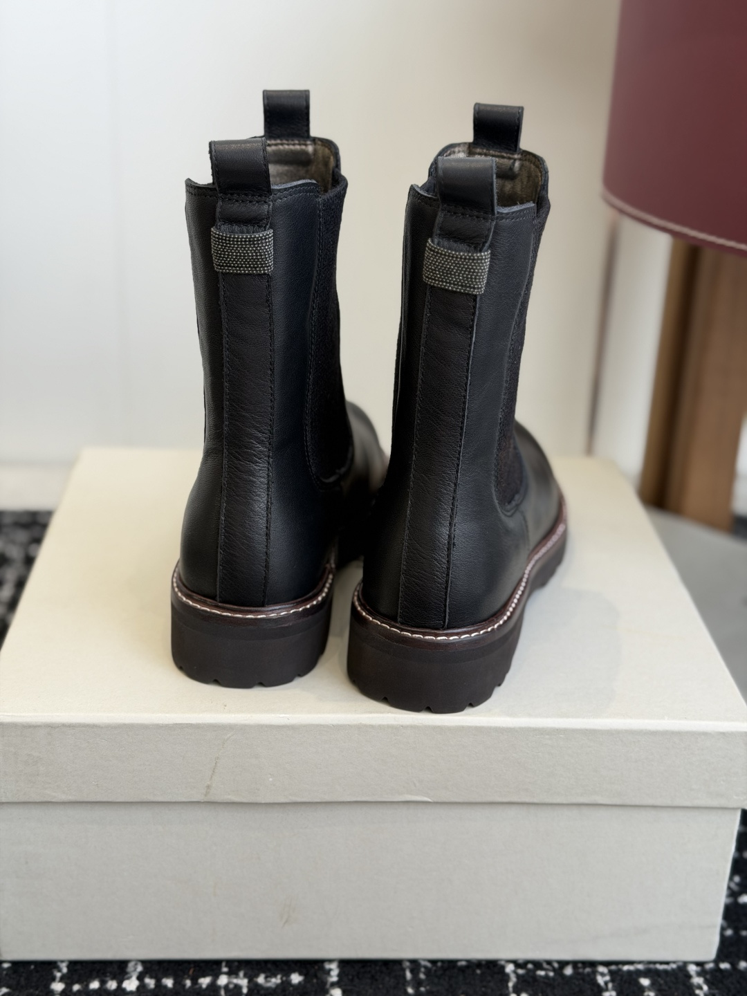 代购级 Brunello Cucineli ss26 秋冬新款 马丁靴 上脚帅气舒适 秋冬一定要有一双Bc的战靴 BC家 代购级 Brunello Cucineli ss26 秋冬新款 马丁靴 上脚帅气舒适 秋冬一定要有一双Bc的战靴 BC家
