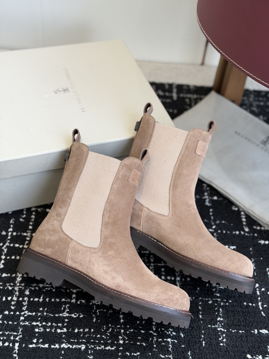 代购级 Brunello Cucineli ss26 秋冬新款 马丁靴 上脚帅气舒适 秋冬一定要有一双Bc的战靴 BC家 代购级 Brunello Cucineli ss26 秋冬新款 马丁靴 上脚帅气舒适 秋冬一定要有一双Bc的战靴 BC家
