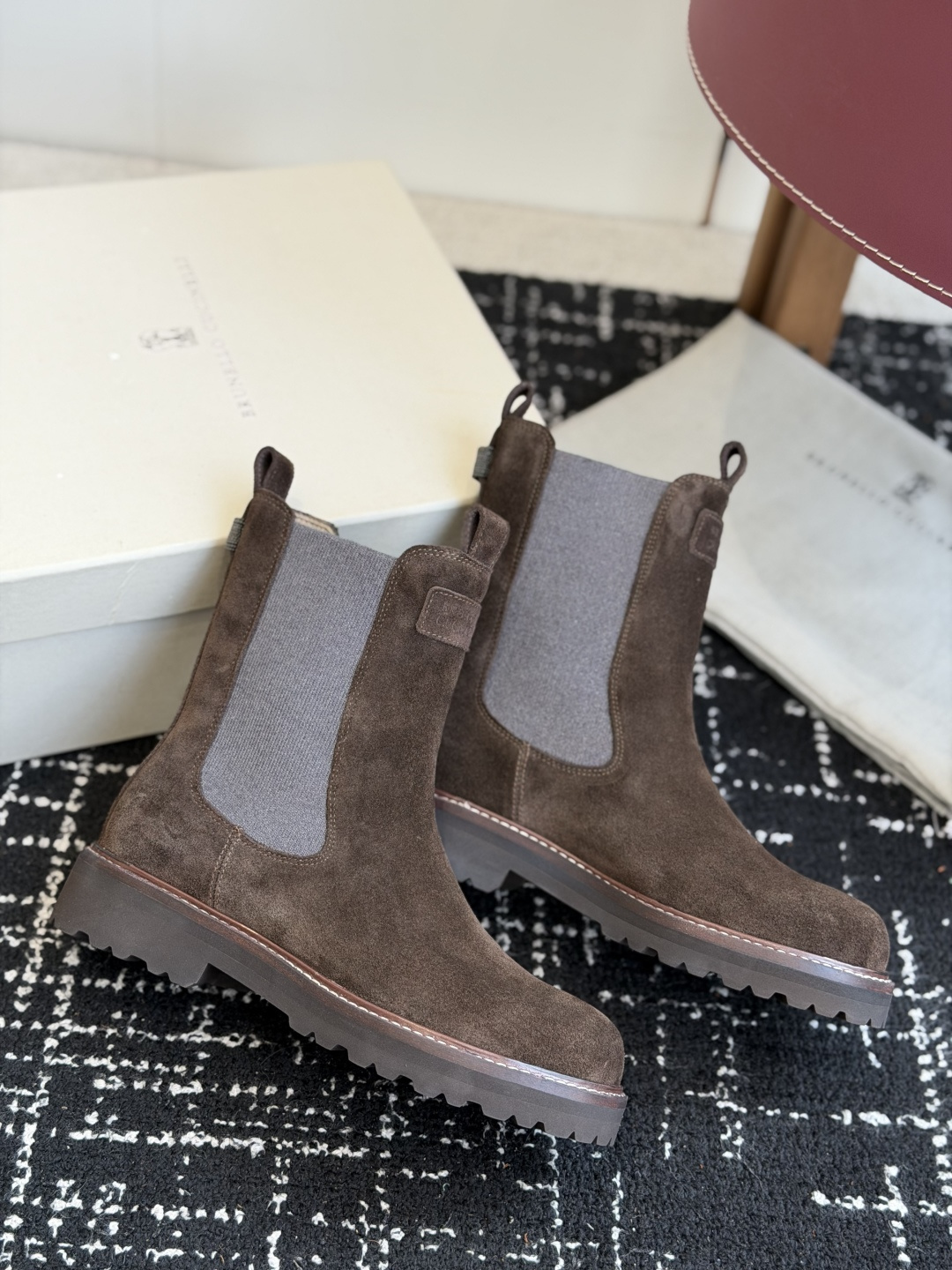 代购级 Brunello Cucineli ss26 秋冬新款 马丁靴 上脚帅气舒适 秋冬一定要有一双Bc的战靴 BC家 代购级 Brunello Cucineli ss26 秋冬新款 马丁靴 上脚帅气舒适 秋冬一定要有一双Bc的战靴 BC家