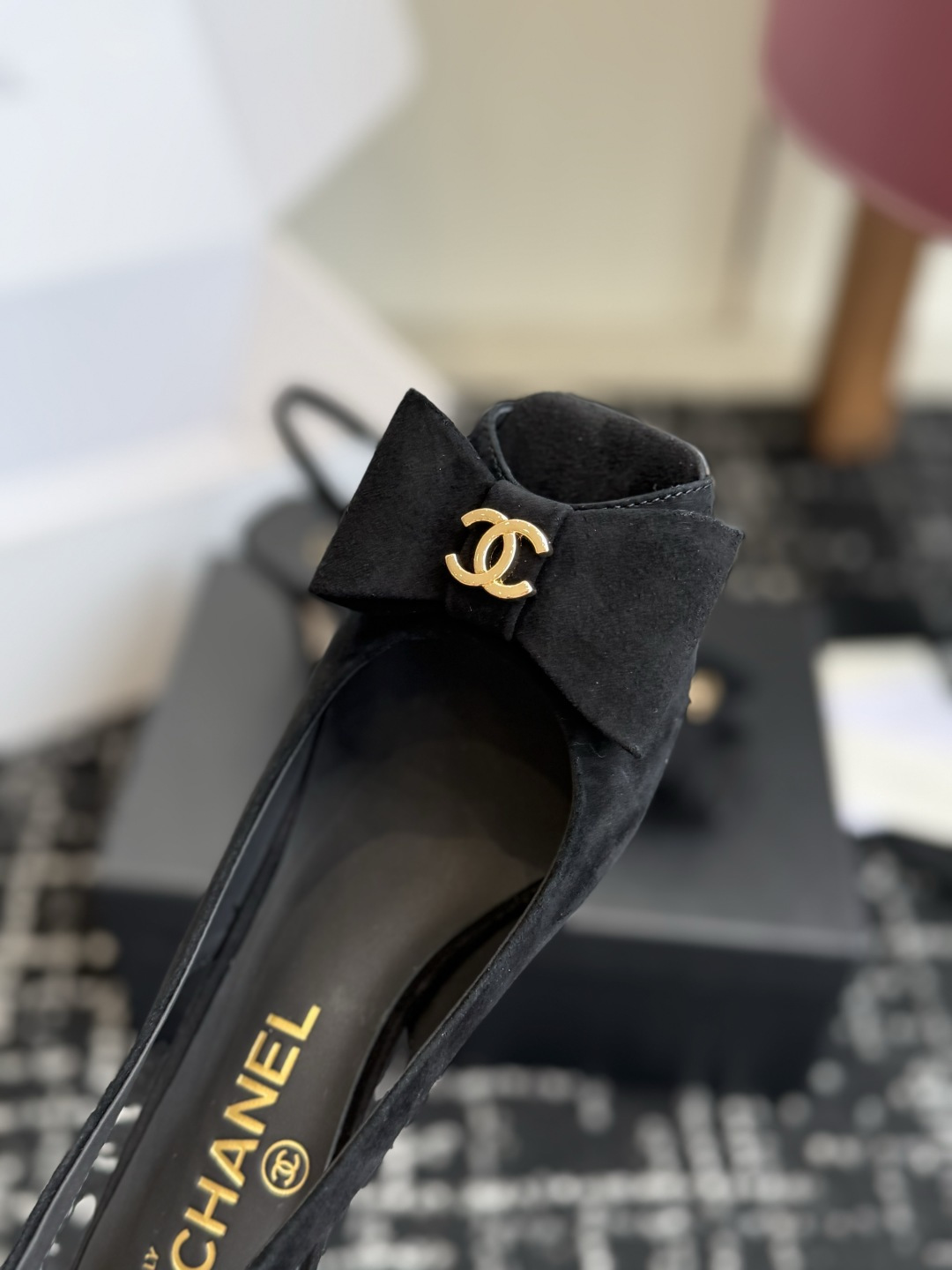 代购级 chanel 小香 26ss最新鱼嘴方头高跟鞋 蝴蝶结凉鞋 轻奢而不累脚、上脚可随意搭配春夏的服饰、更加彰显质感 代购级 chanel 小香 26ss最新鱼嘴方头高跟鞋 蝴蝶结凉鞋 轻奢而不累脚、上脚可随意搭配春夏的服饰、更加彰显质感