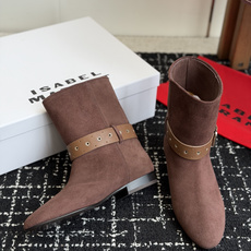 代购级 Isabel Marant 伊莎贝尔 26ss 少女感 一眼就心动 一脚蹬平底短靴 isabel mara 代购级 Isabel Marant 伊莎贝尔 26ss 少女感 一眼就心动 一脚蹬平底短靴 isabel mara