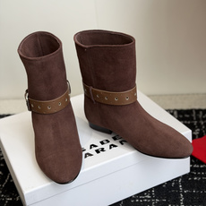 代购级 Isabel Marant 伊莎贝尔 26ss 少女感 一眼就心动 一脚蹬平底短靴 isabel mara 代购级 Isabel Marant 伊莎贝尔 26ss 少女感 一眼就心动 一脚蹬平底短靴 isabel mara