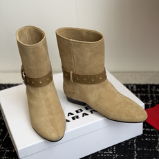 代购级 Isabel Marant 伊莎贝尔 26ss 少女感 一眼就心动 一脚蹬平底短靴 isabel mara 代购级 Isabel Marant 伊莎贝尔 26ss 少女感 一眼就心动 一脚蹬平底短靴 isabel mara