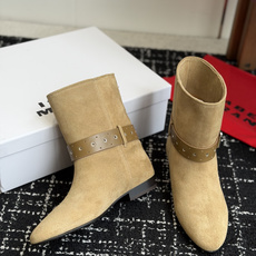 代购级 Isabel Marant 伊莎贝尔 26ss 少女感 一眼就心动 一脚蹬平底短靴 isabel mara 代购级 Isabel Marant 伊莎贝尔 26ss 少女感 一眼就心动 一脚蹬平底短靴 isabel mara