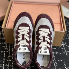 代购级(⚠️官网同步✈️盒包装) MiuMiu 缪缪 26ss 新色 春夏新款 饼干鞋 阿甘鞋休闲运动鞋 miumiu最 代购级(⚠️官网同步✈️盒包装) MiuMiu 缪缪 26ss 新色 春夏新款 饼干鞋 阿甘鞋休闲运动鞋 miumiu最