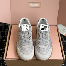 代购级(⚠️官网同步✈️盒包装) MiuMiu 缪缪 26ss 新色 春夏新款 饼干鞋 阿甘鞋休闲运动鞋 miumiu最 代购级(⚠️官网同步✈️盒包装) MiuMiu 缪缪 26ss 新色 春夏新款 饼干鞋 阿甘鞋休闲运动鞋 miumiu最