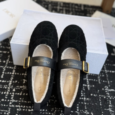 代购级 Dior 26ss 秋冬新品 羊毛玛丽珍 芭蕾舞鞋 新品DIOR格纹芭蕾舞 好乖啊~ 芭蕾鞋经典的迪奥藤格纹元素 代购级 Dior 26ss 秋冬新品 羊毛玛丽珍 芭蕾舞鞋 新品DIOR格纹芭蕾舞 好乖啊~ 芭蕾鞋经典的迪奥藤格纹元素