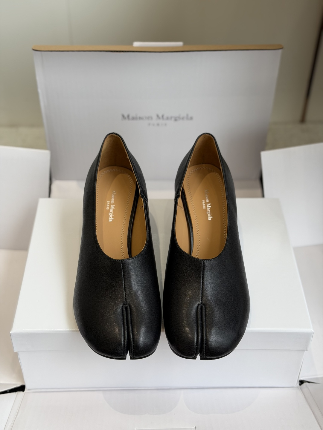 东莞代购级（官网同步✈️盒包装） Maison Margiela 马吉拉 26ss 粗跟分趾鞋 Tabi分趾鞋 芭蕾舞鞋