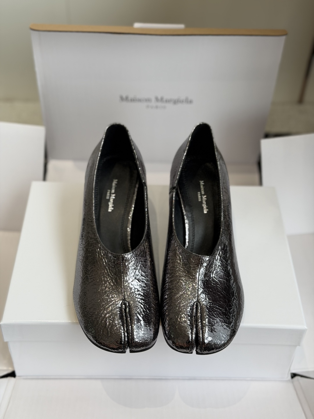 东莞代购级（官网同步✈️盒包装） Maison Margiela 马吉拉 26ss 粗跟分趾鞋 Tabi分趾鞋 芭蕾舞鞋