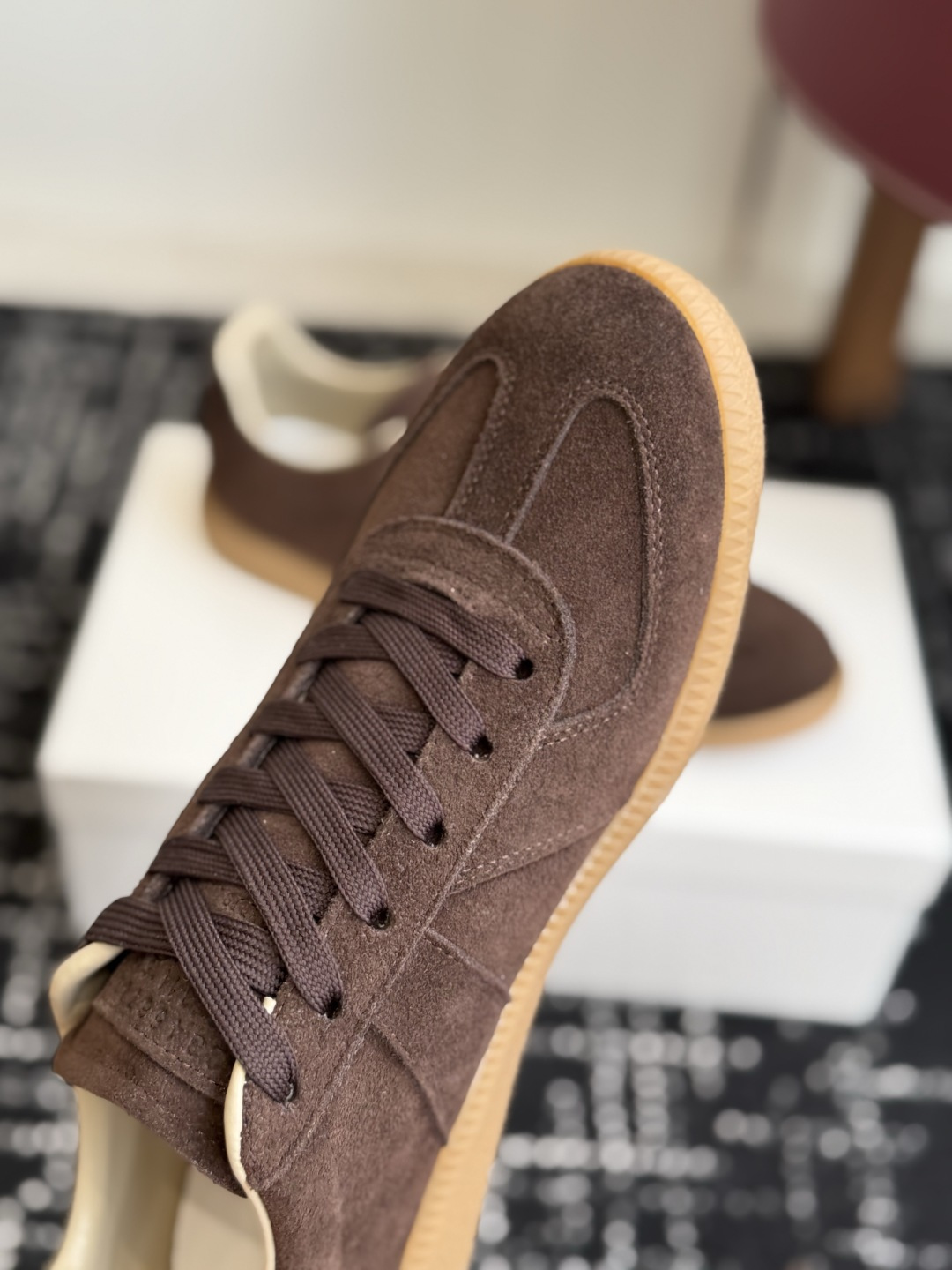 代购级(男码) MaisonMargiela MM6 马吉拉 26新色 情侣款 德训鞋 休闲 运动鞋 原版购入开发 做 代购级(男码) MaisonMargiela MM6 马吉拉 26新色 情侣款 德训鞋 休闲 运动鞋 原版购入开发 做