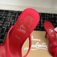 代购级 Christian Louboutin 春夏新款时装走秀芭蕾蝴蝶结高跟凉拖 CL红底永远的YYDS 𝐶ℎ𝑟𝑖𝑠𝑡 代购级 Christian Louboutin 春夏新款时装走秀芭蕾蝴蝶结高跟凉拖 CL红底永远的YYDS 𝐶ℎ𝑟𝑖𝑠𝑡